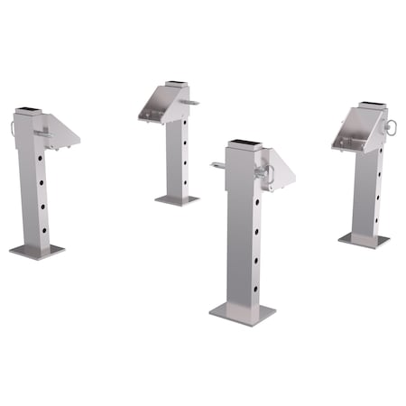 Vestil Aluminum Adjustable Height Retro Fit Kit 2,000 lb. Capacity AHA-2-ALO-RF